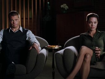 Стоп-кадр из к/ф «Мистер и миссис Смит». Стоп-кадр из к/ф «Мистер и миссис Смит».