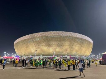 Катар, стадион «Лусаил». Фото спецкора ИА «Эхо СЕВЕРА»