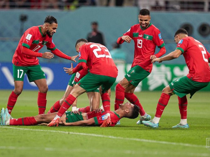Ответный мяч марокканцев не заставил себя ждать