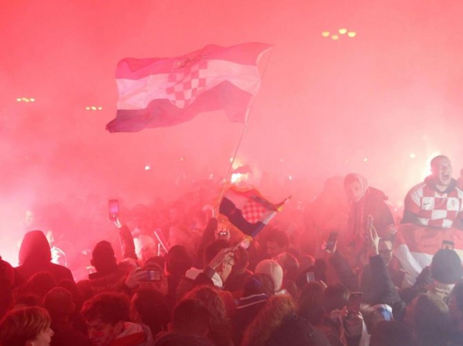 Загреб праздновал успех всю ночь!